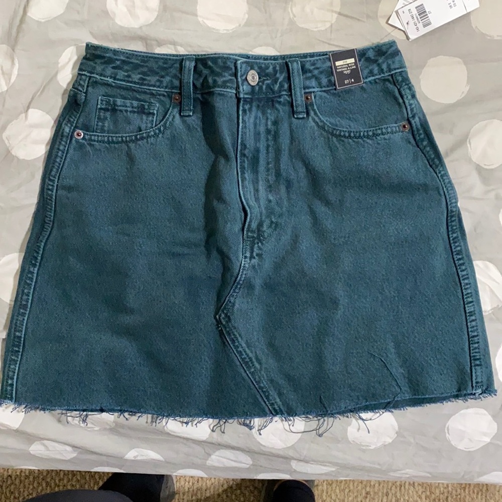 A&F denim skirt
